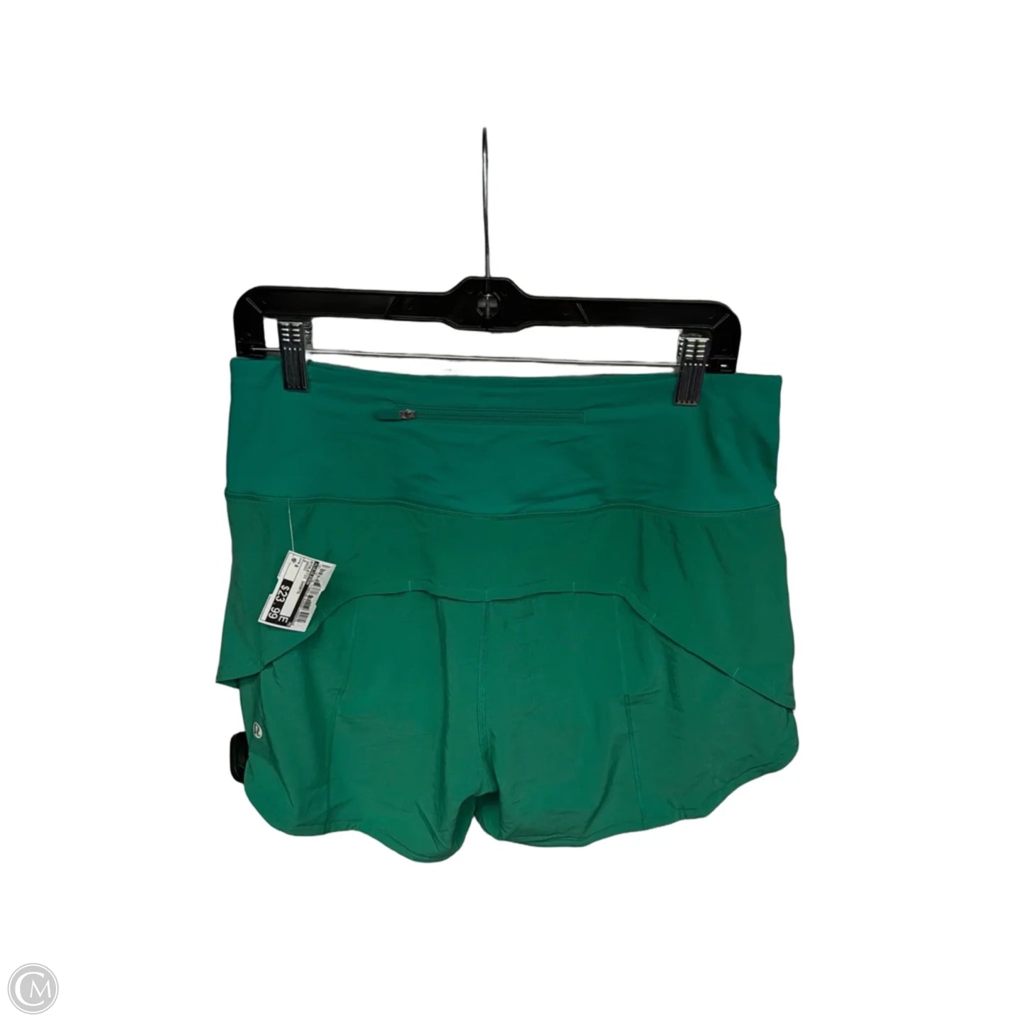 Athletic Shorts By Lululemon In Green, Size: 8