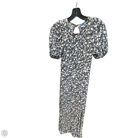 Dress Casual Midi By Old Navy In Floral Print, Size: Xs