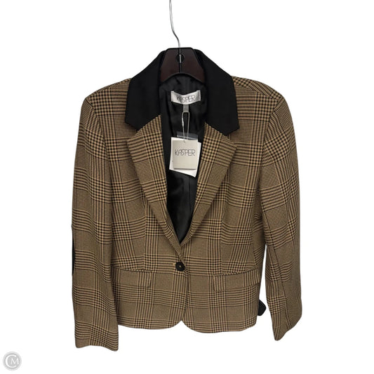 Blazer By Kasper In Black & Brown, Size: 4