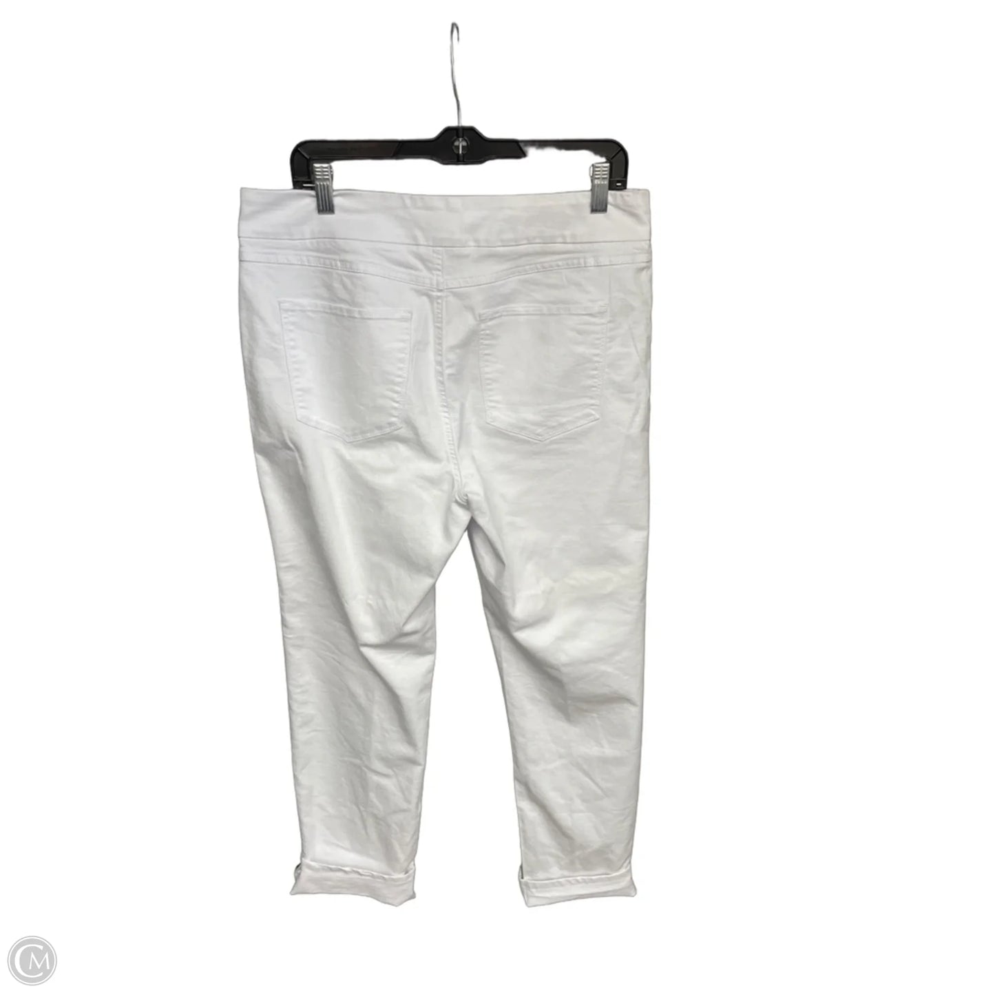 Jeans Straight By Tribal In White, Size: 14