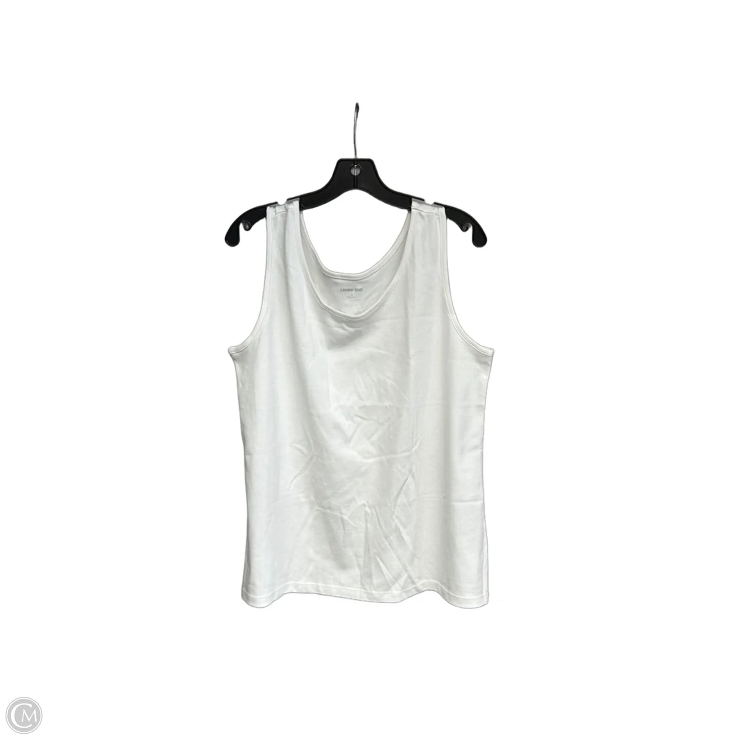 Tank Top By Lands End In White, Size: L