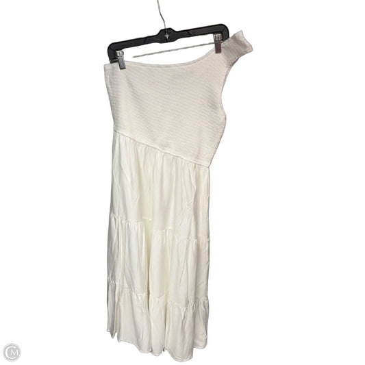 Dress Casual Maxi By Zesica In White, Size: Xl