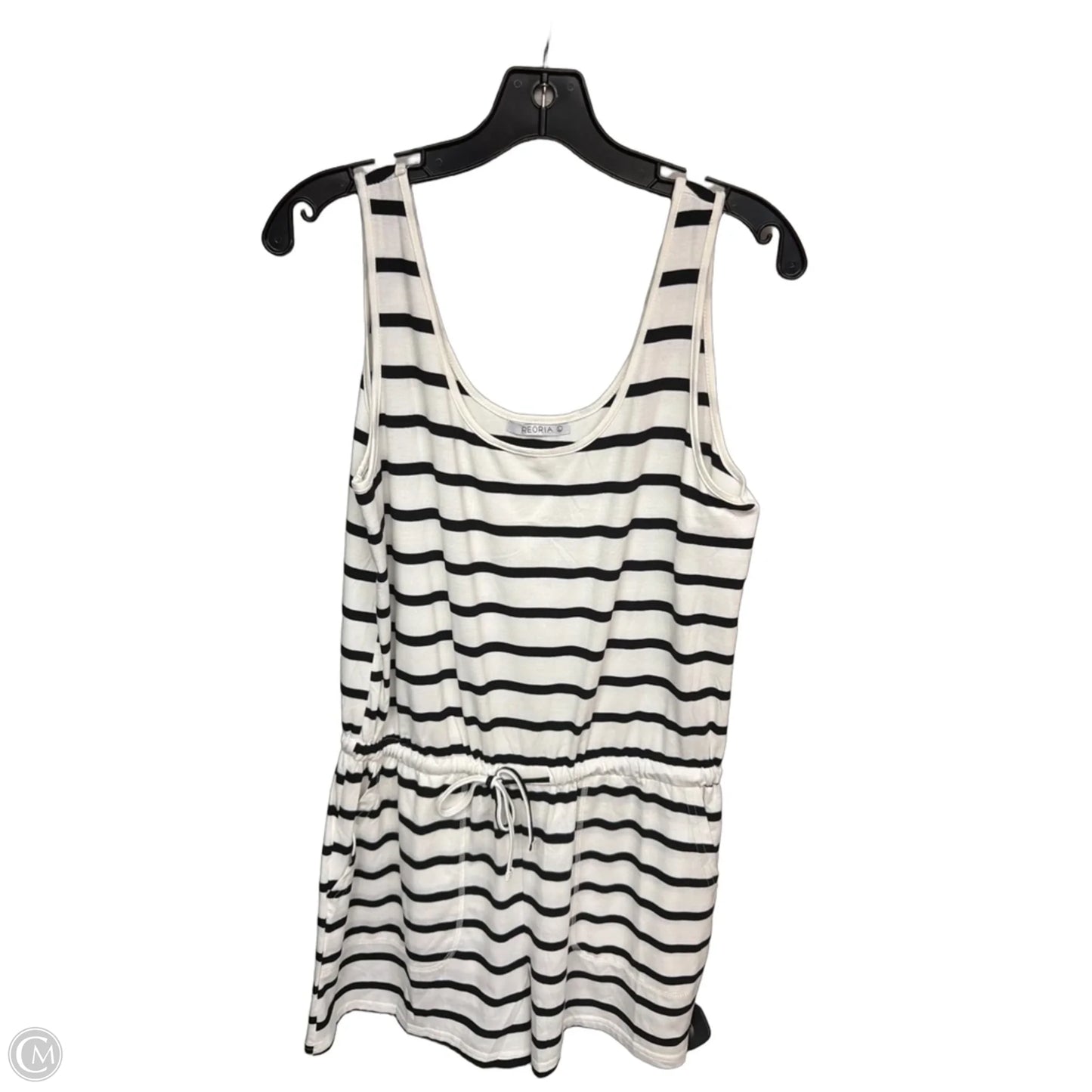 Romper By Reoria In Black & White, Size: L