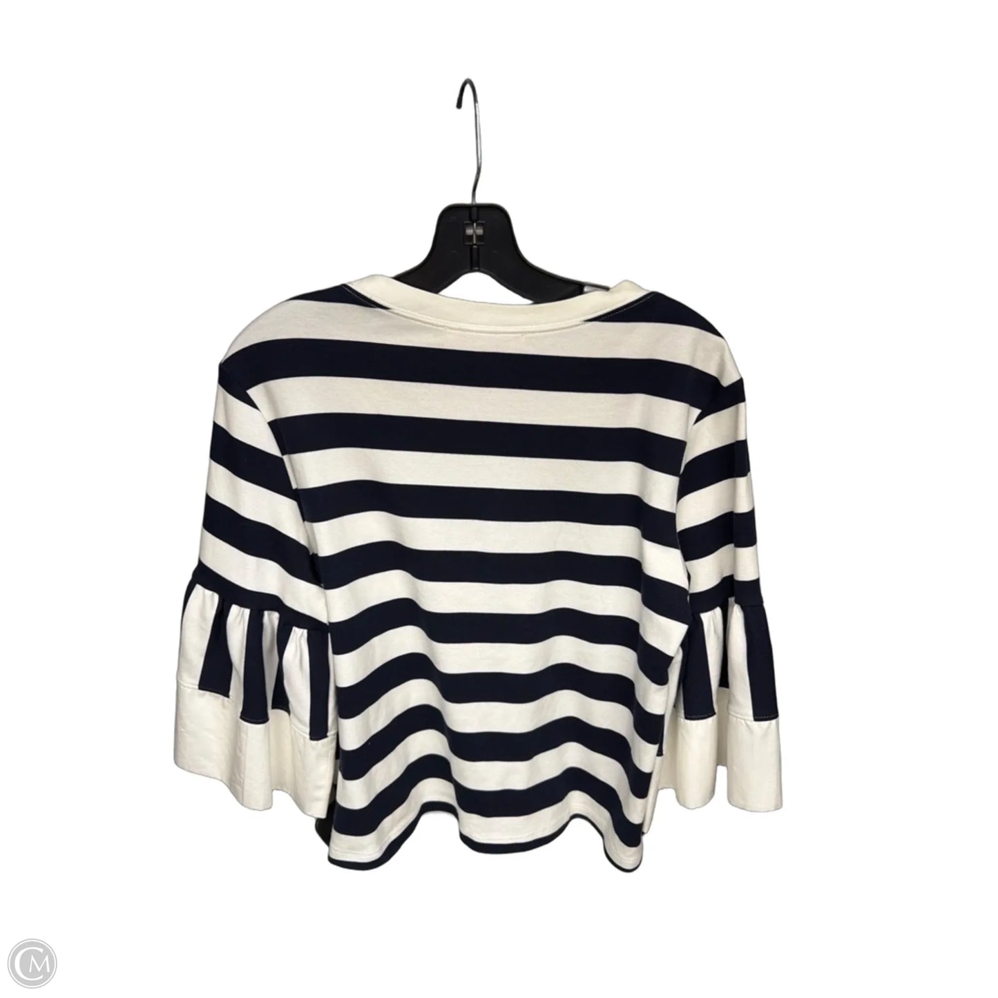 Top 3/4 Sleeve Designer By See By Chloe In Blue & White, Size: Xs
