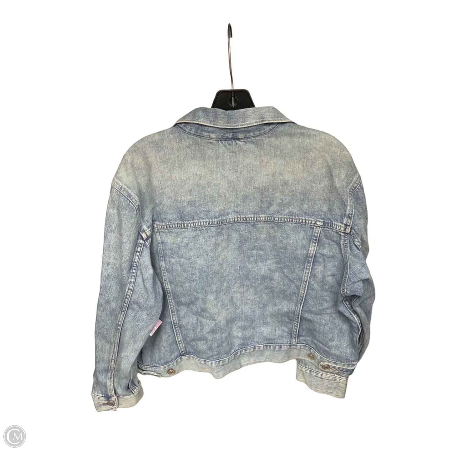 Jacket Denim By Gap In Blue Denim, Size: Xl