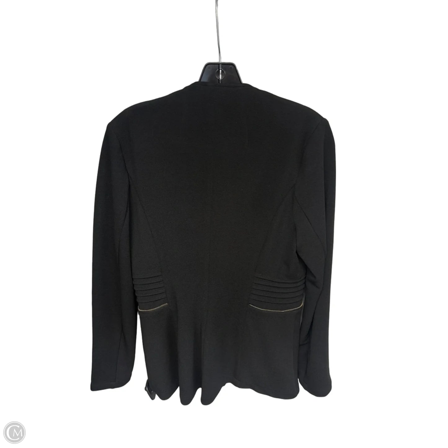 Blazer By Clothes Mentor In Black, Size: L