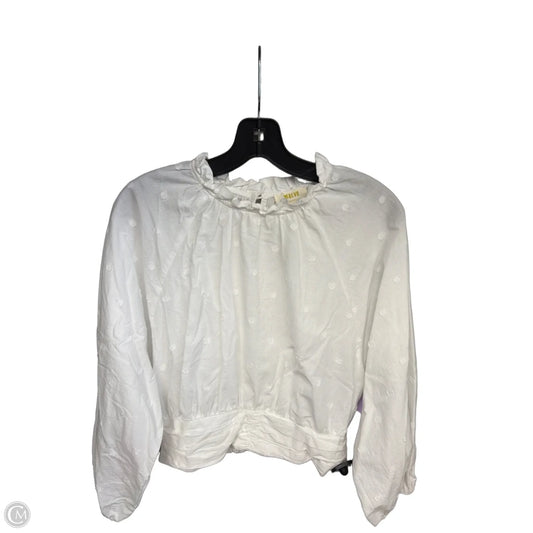 Top 3/4 Sleeve By Maeve In White, Size: 4