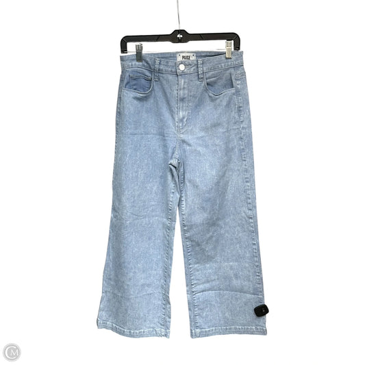 Jeans Cropped By Paige In Blue Denim, Size: 6