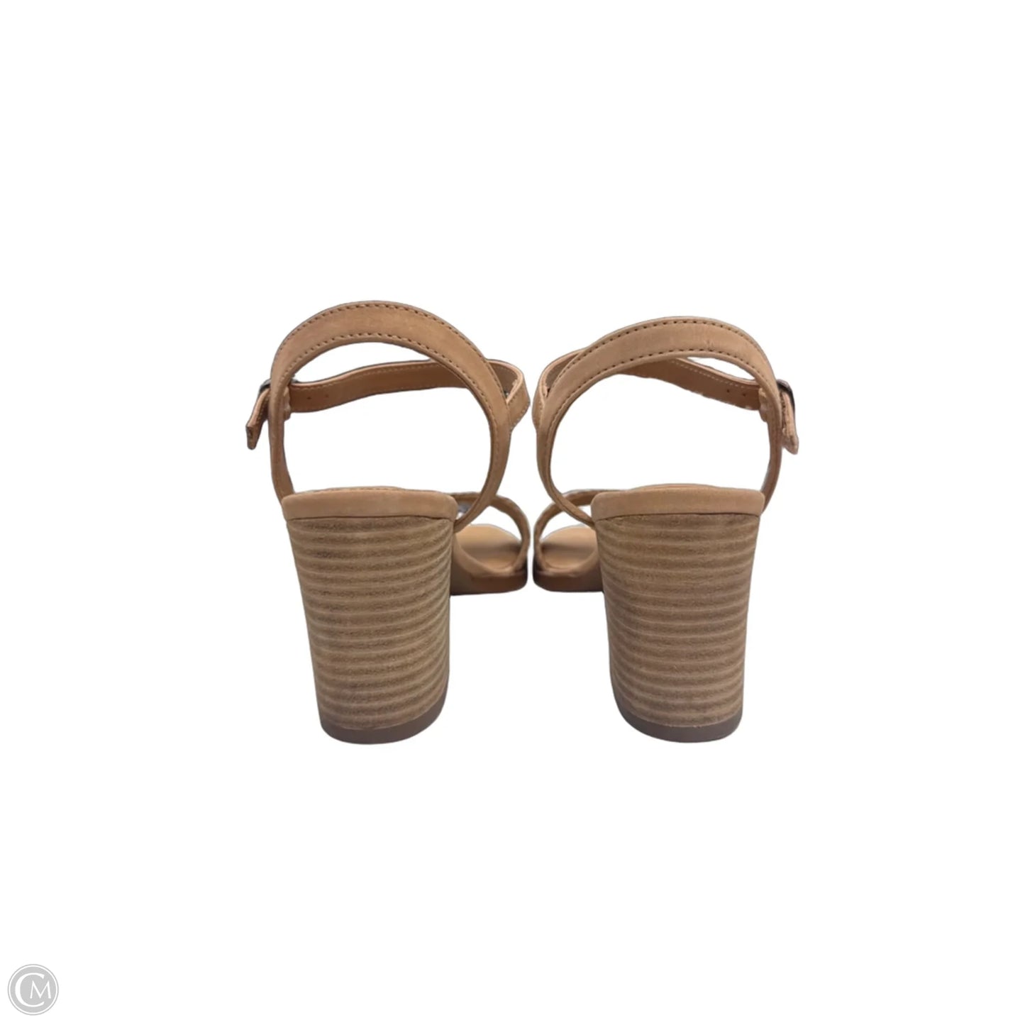 Sandals Heels Block By Joie In Tan, Size: 8.5
