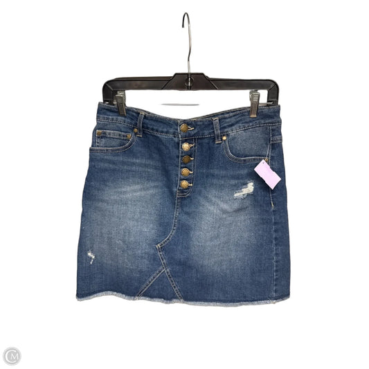 Skirt Mini & Short By Clothes Mentor In Blue Denim, Size: 8
