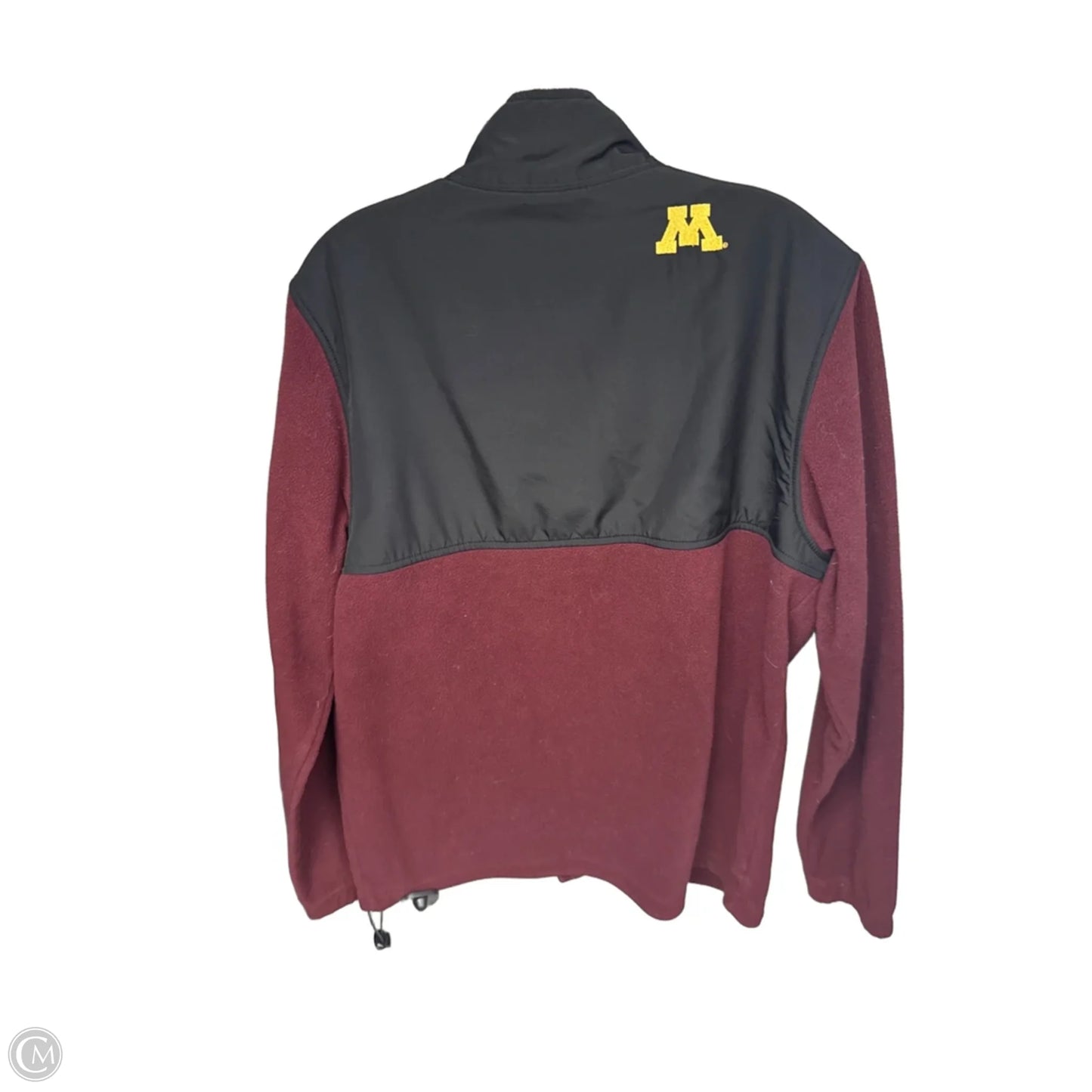 Athletic Jacket By Clothes Mentor In Maroon, Size: M