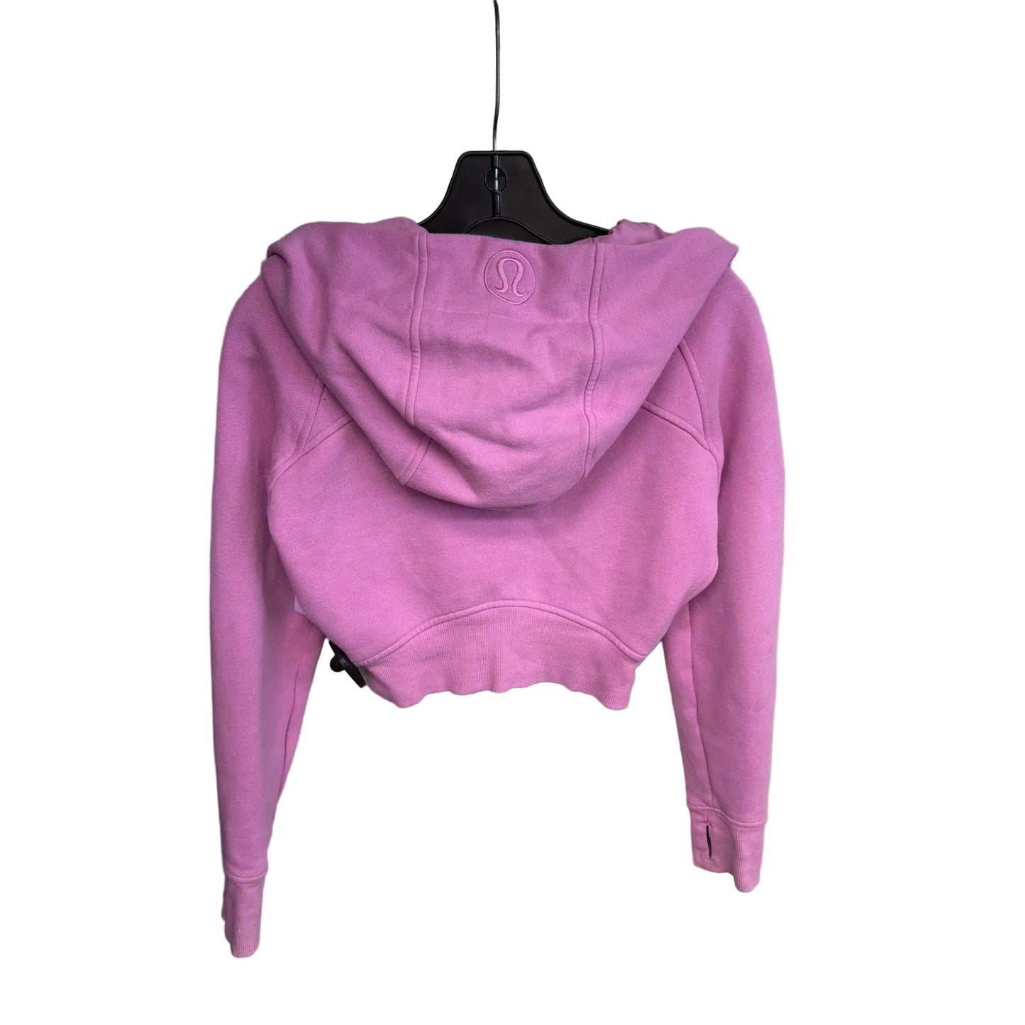 Athletic Sweatshirt Hoodie By Lululemon In Pink, Size: Xs