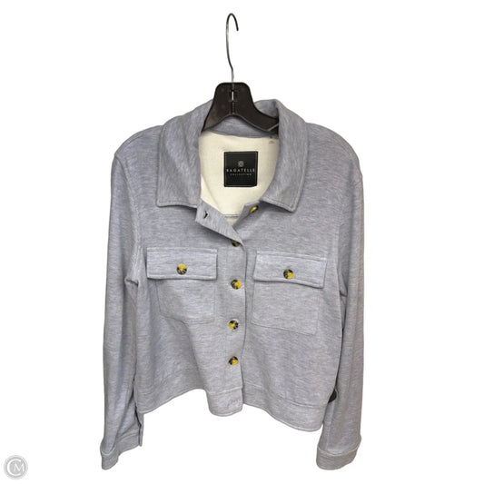 Jacket Shirt By Bagatelle In Blue, Size: M