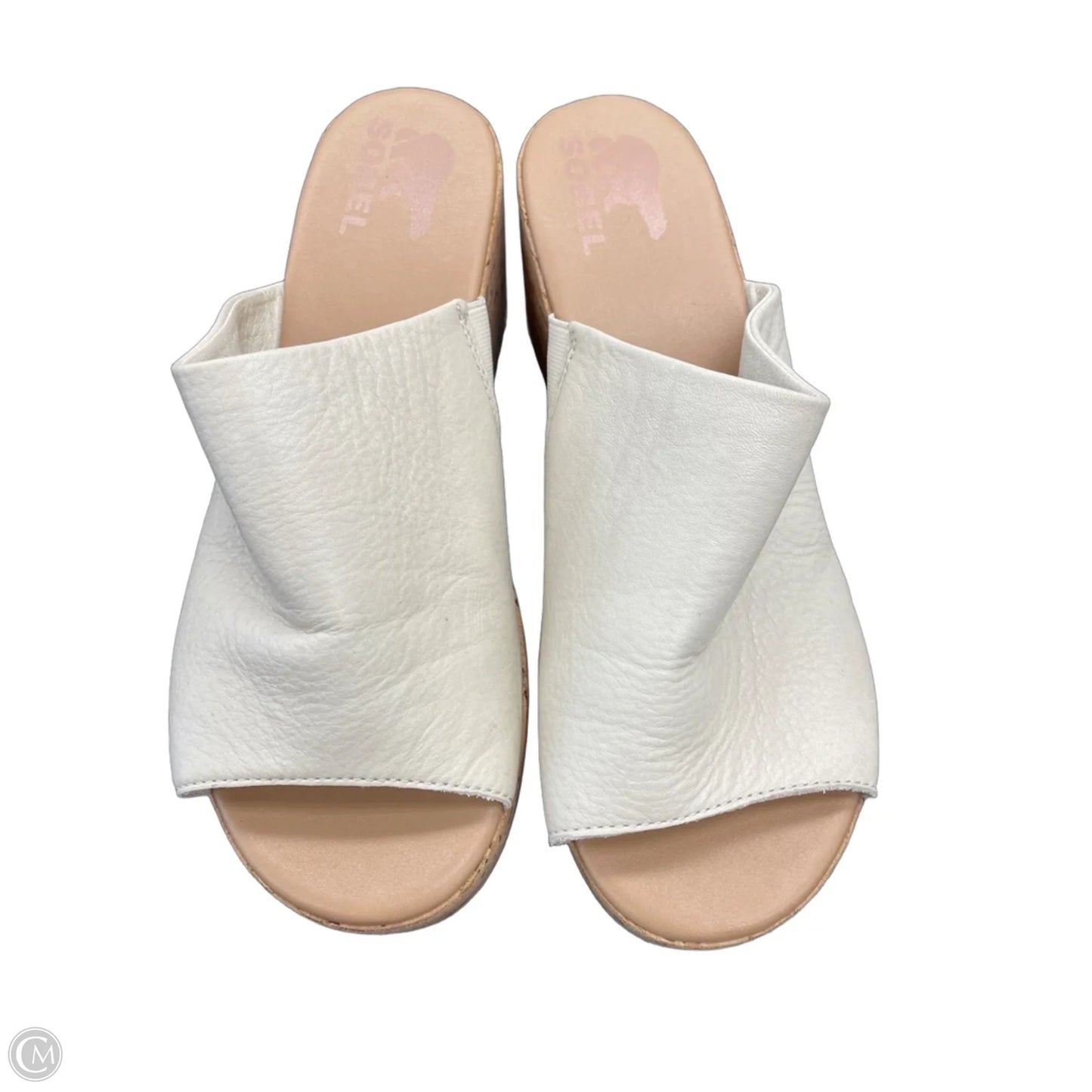 Shoes Heels Wedge By Sorel In Tan, Size: 9
