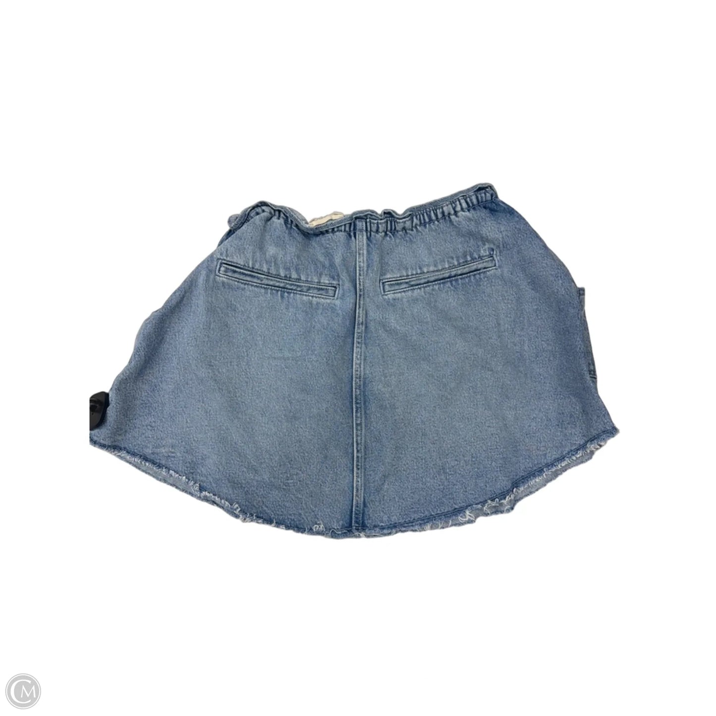 Skirt Mini & Short By Pilcro In Blue Denim, Size: M