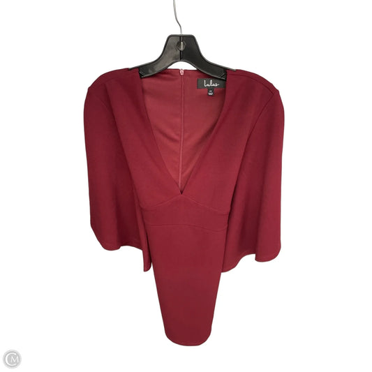 Dress Casual Short By Lulus In Red, Size: M