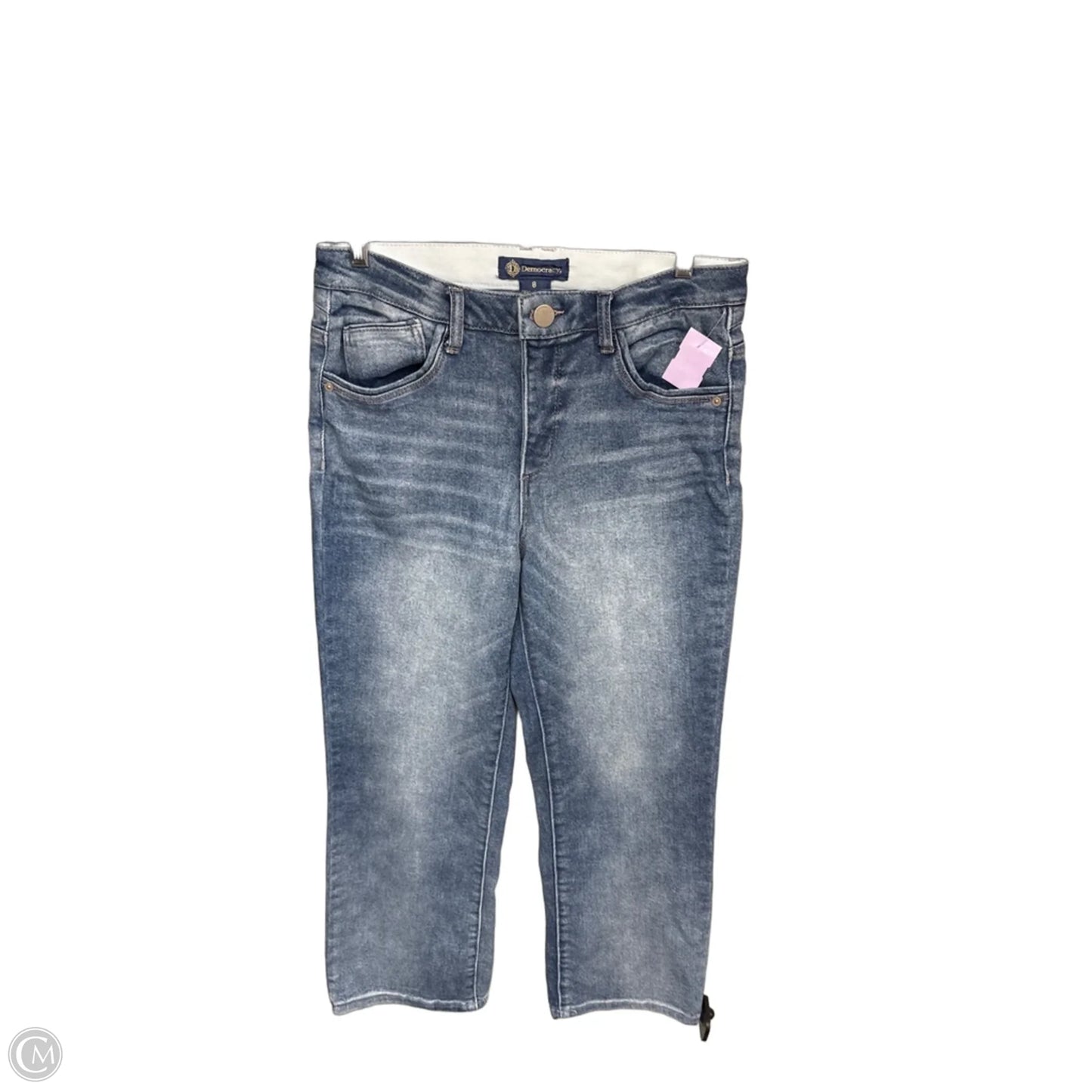 Jeans Straight By Democracy In Blue Denim, Size: 8