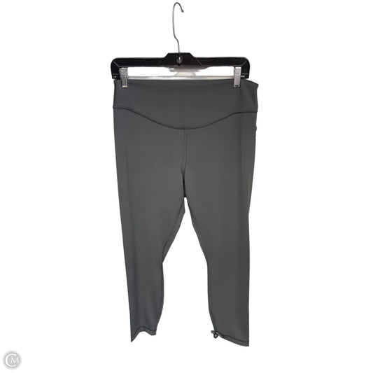 Athletic Leggings By Lululemon In Grey, Size: 12