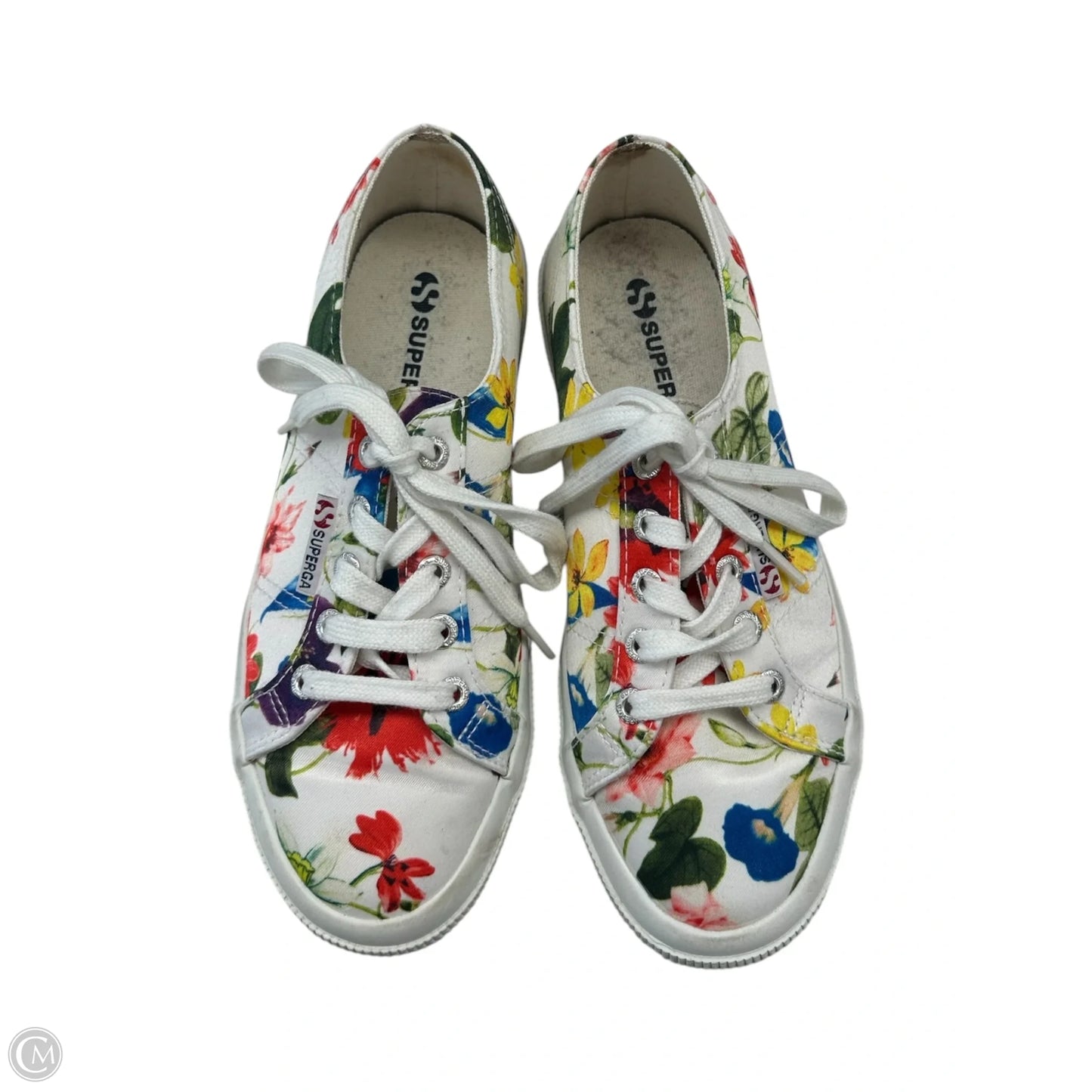 Shoes Athletic By Superga In Floral Print, Size: 6.5