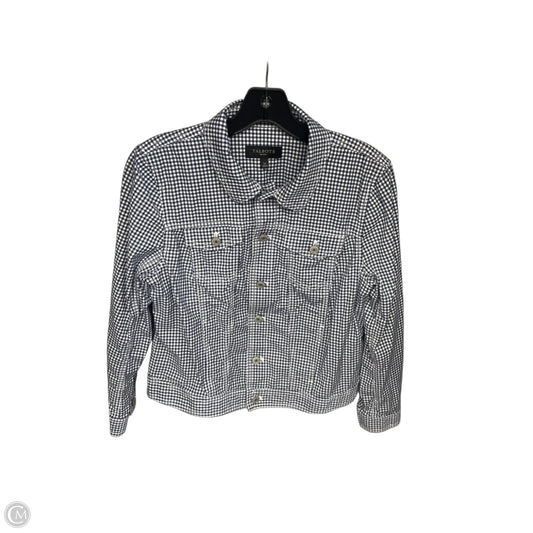Jacket Other By Talbots In Blue & White, Size: Lp