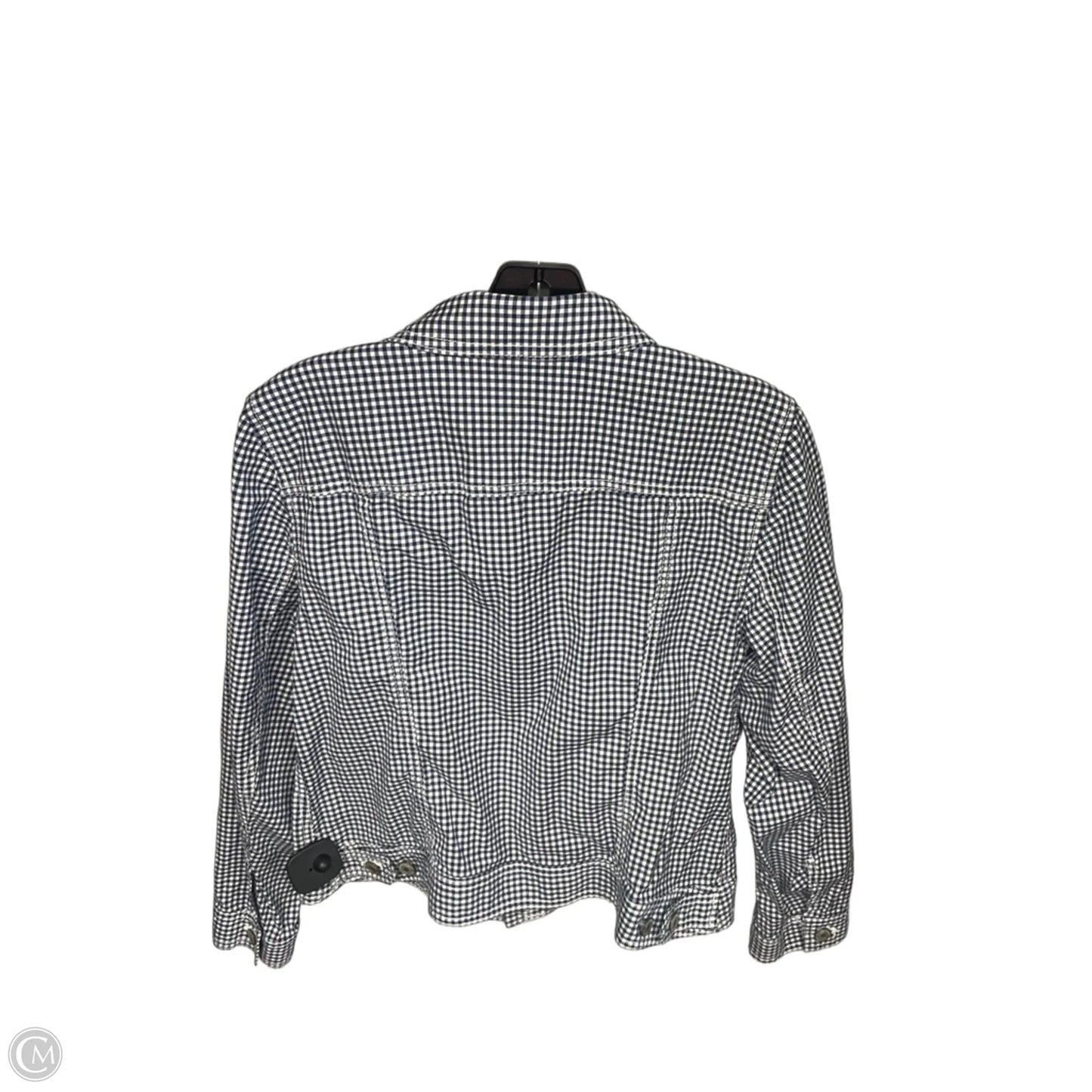 Jacket Other By Talbots In Blue & White, Size: Lp