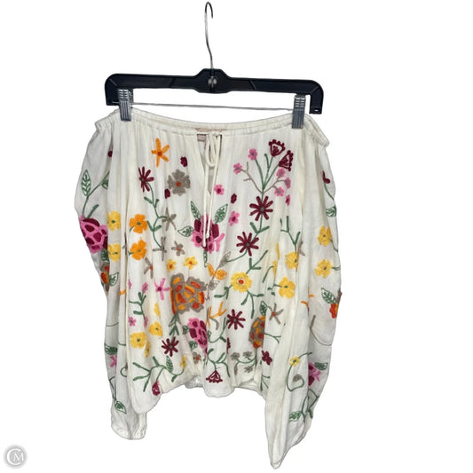 Top Long Sleeve By Philosophy In Floral Print, Size: Xl