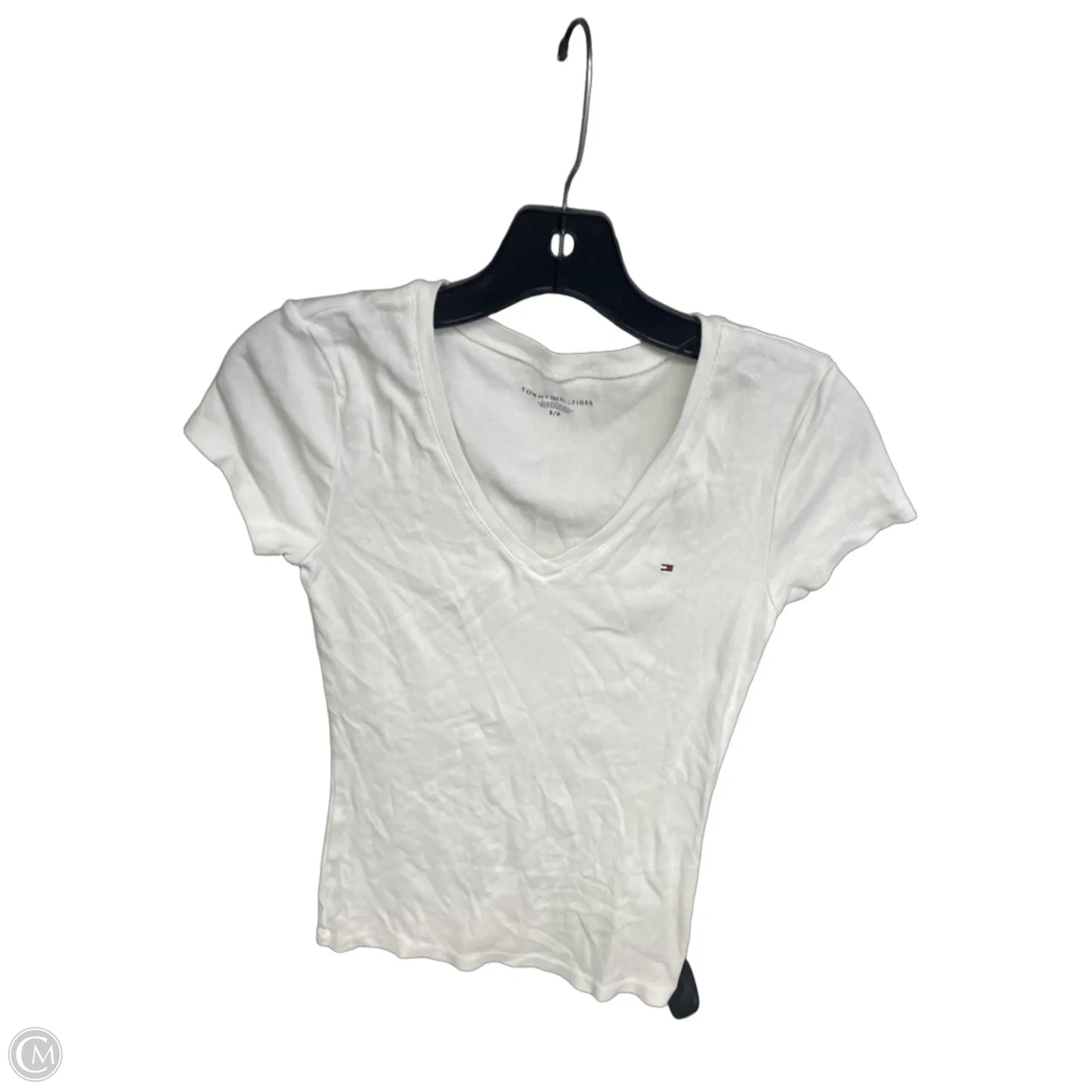 Top Short Sleeve Basic By Tommy Hilfiger In White, Size: S