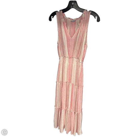 Dress Casual Maxi By Rails In Cream & Red, Size: Xs