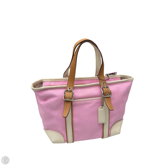 Tote Designer By Coach, Size: Small