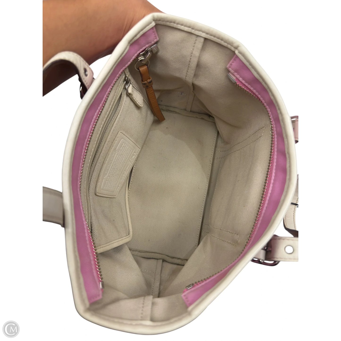 Tote Designer By Coach, Size: Small