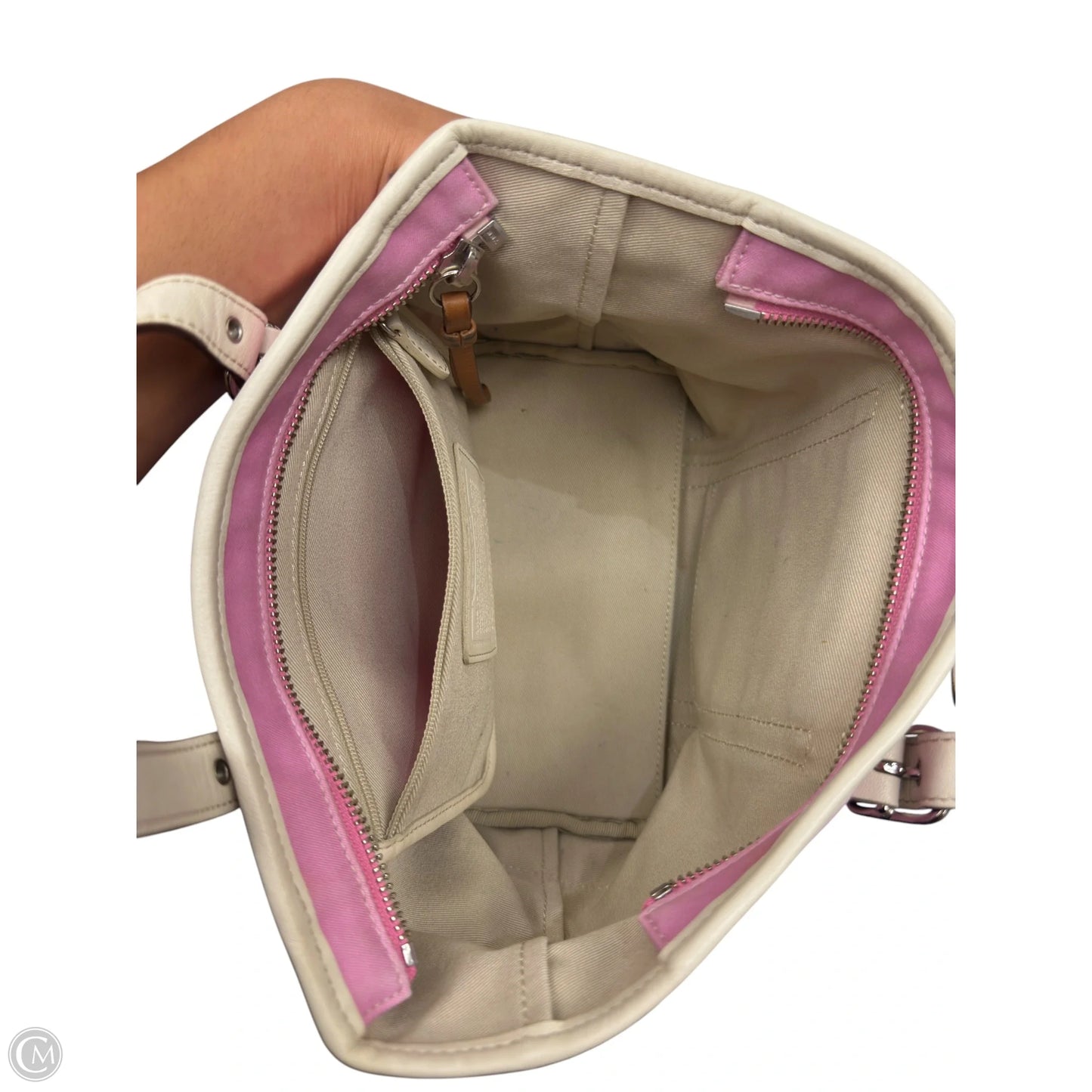 Tote Designer By Coach, Size: Small