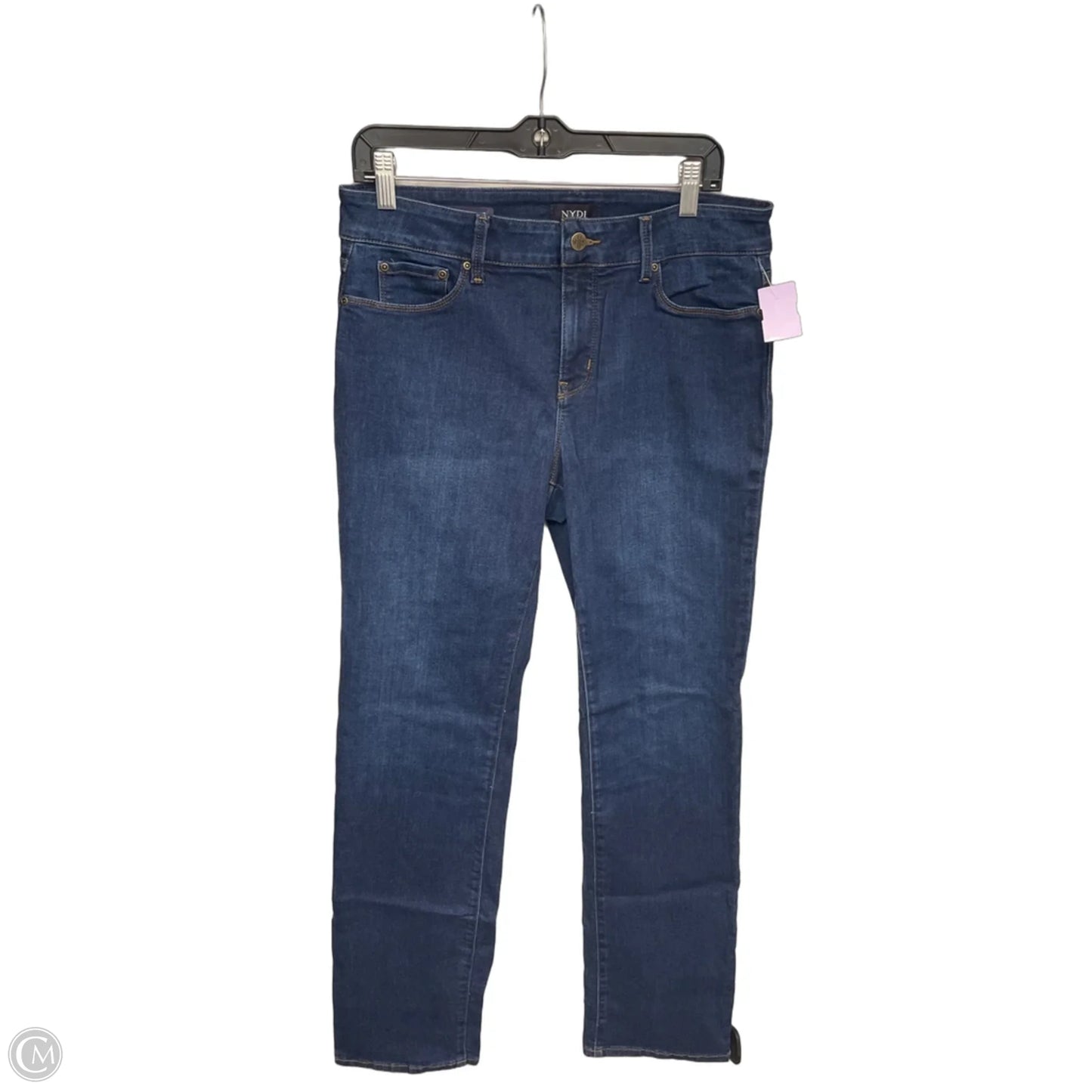 Jeans Straight By Not Your Daughters Jeans In Blue Denim, Size: 12