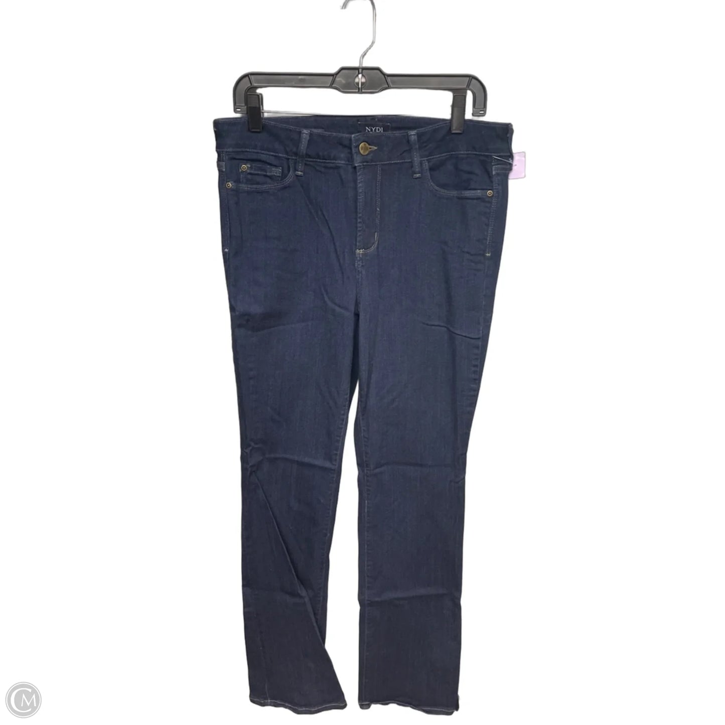 Jeans Straight By Not Your Daughters Jeans In Blue Denim, Size: 12