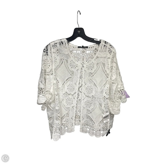 Cardigan By Chris Mclaughlin In White, Size: Xl