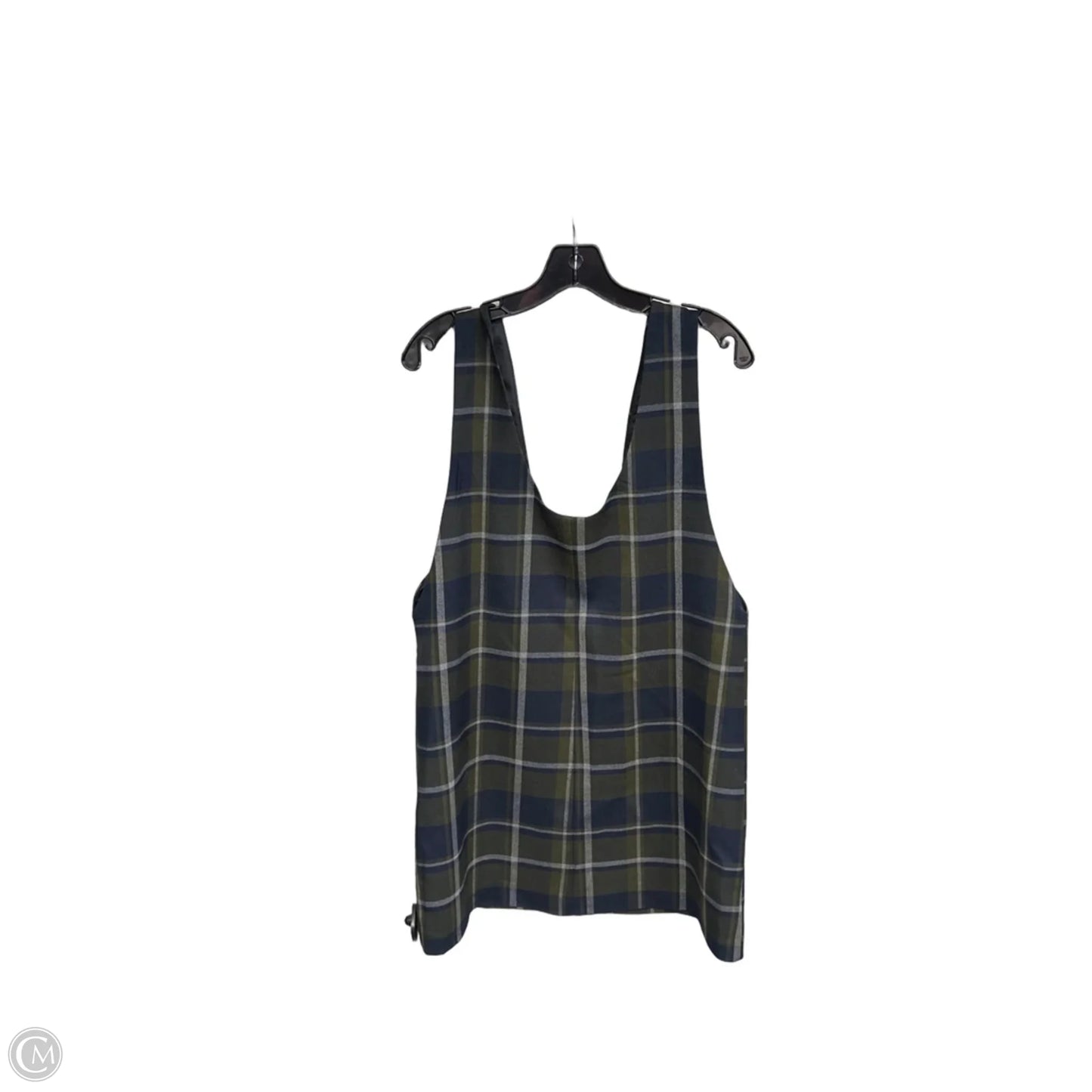 Dress Casual Short By Mng In Blue & Green, Size: M