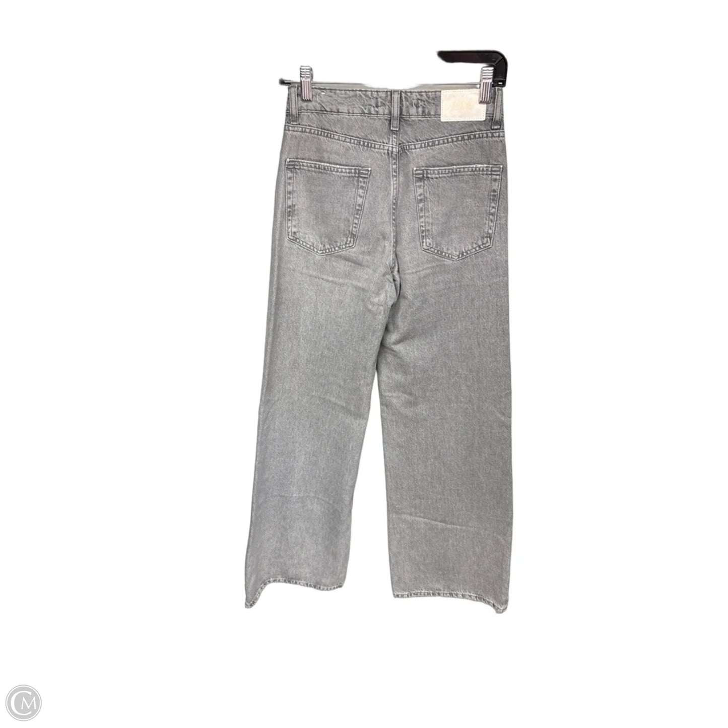 Jeans Wide Leg By Zara In Grey, Size: 0