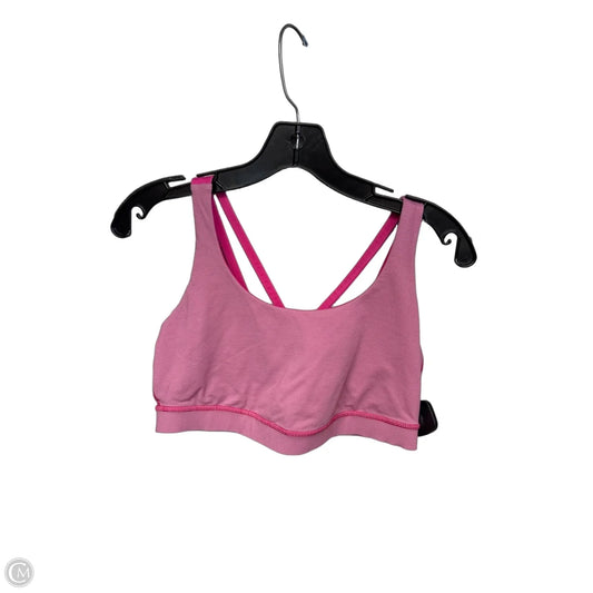 Athletic Bra By Lululemon In Pink, Size: 12