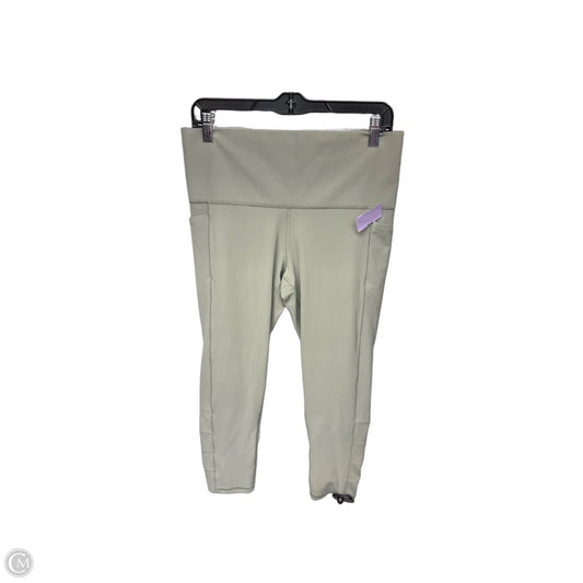 Athletic Capris By Athleta In Green, Size: 1x