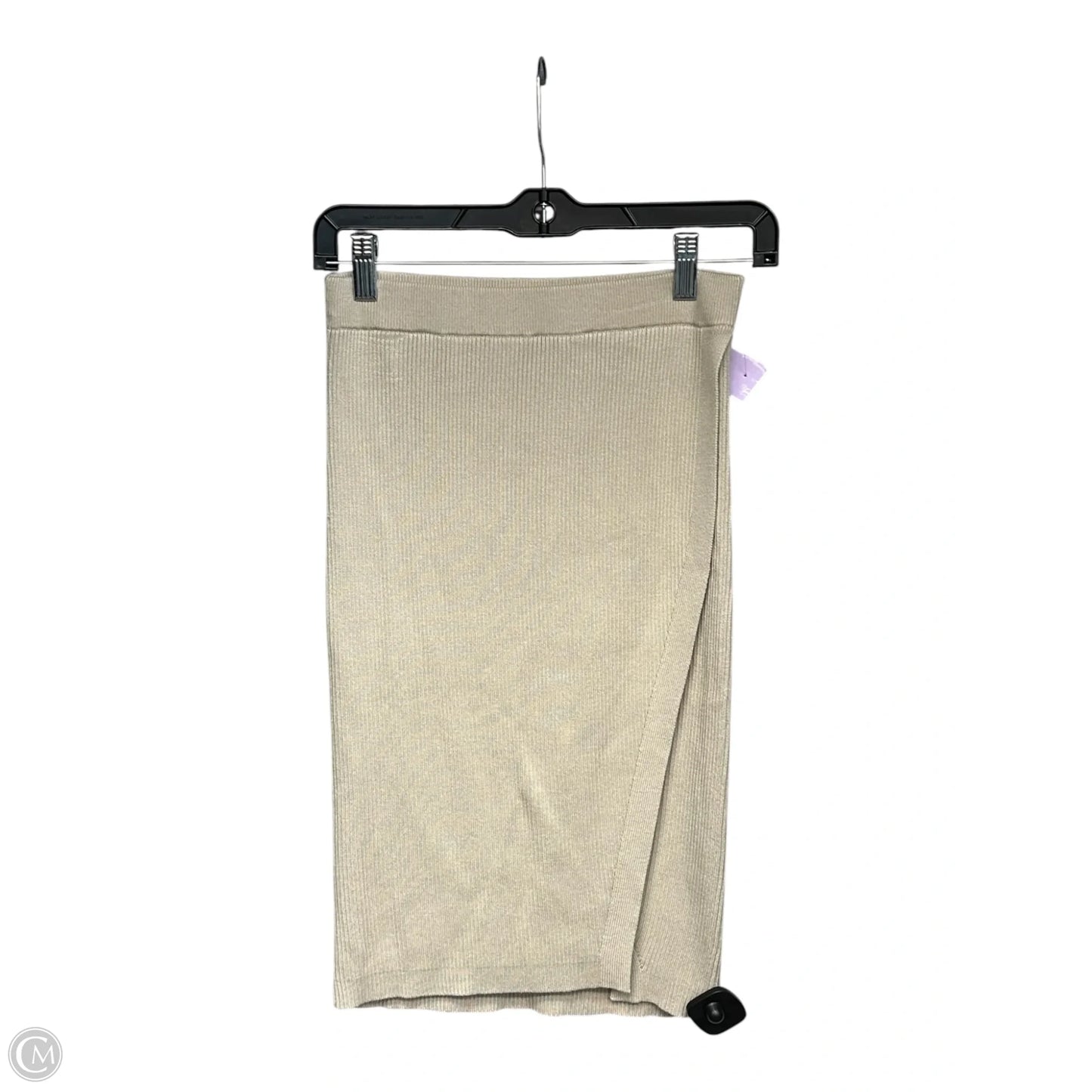 Skirt Midi By Abercrombie And Fitch In Beige, Size: Xsp