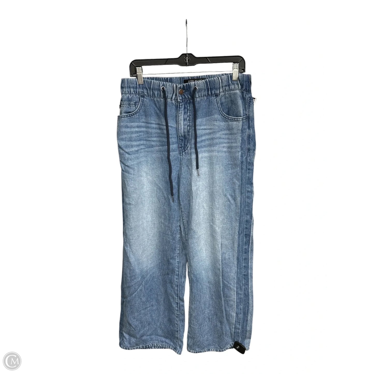 Jeans Wide Leg By Judy Blue In Blue Denim, Size: 4