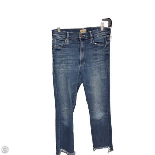 Jeans Cropped By Mother In Blue Denim, Size: 2