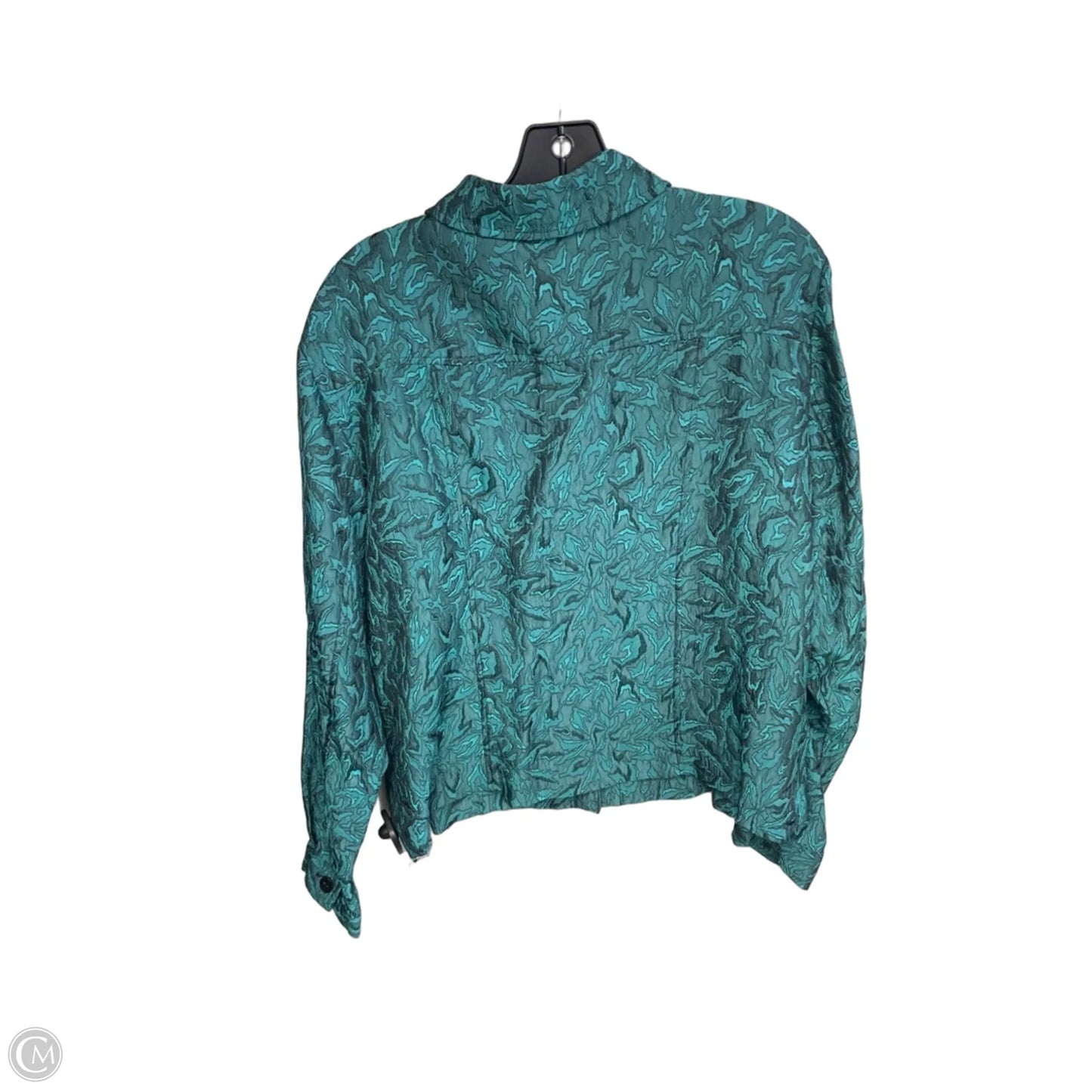 Jacket Other By Coldwater Creek In Teal, Size: L