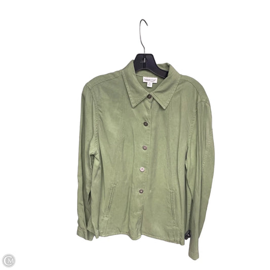 Jacket Denim By Coldwater Creek In Green, Size: M