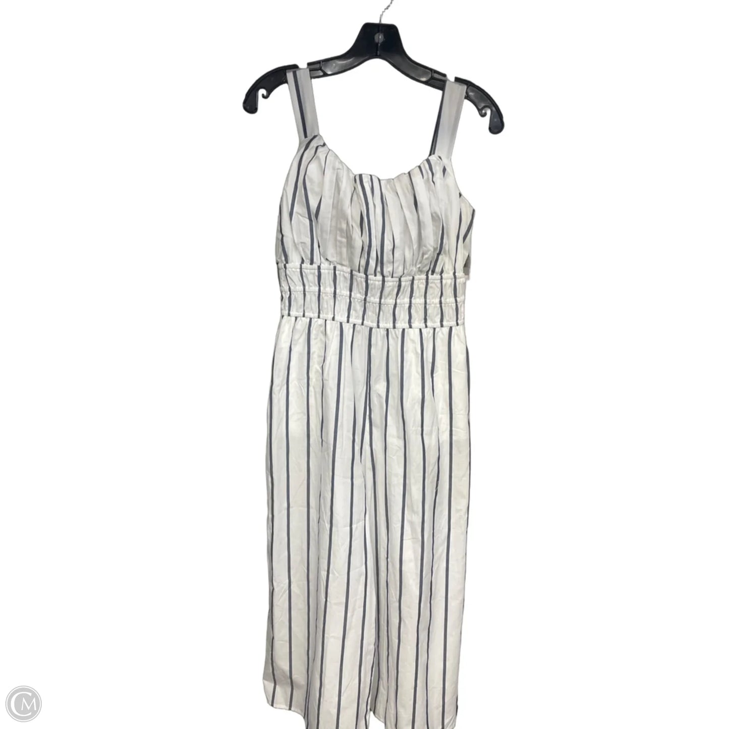 Dress Casual Maxi By Lc Lauren Conrad In Blue & White, Size: S