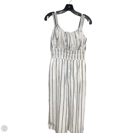 Dress Casual Maxi By Lc Lauren Conrad In Blue & White, Size: S