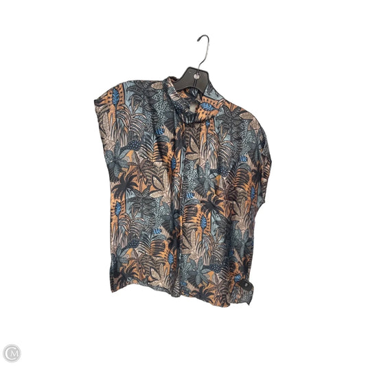 Top Short Sleeve By Clothes Mentor In Floral Print, Size: S