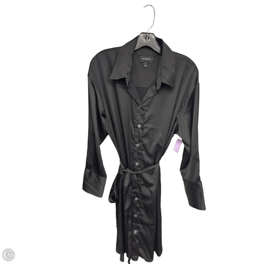 Dress Casual Maxi By Banana Republic In Black, Size: L