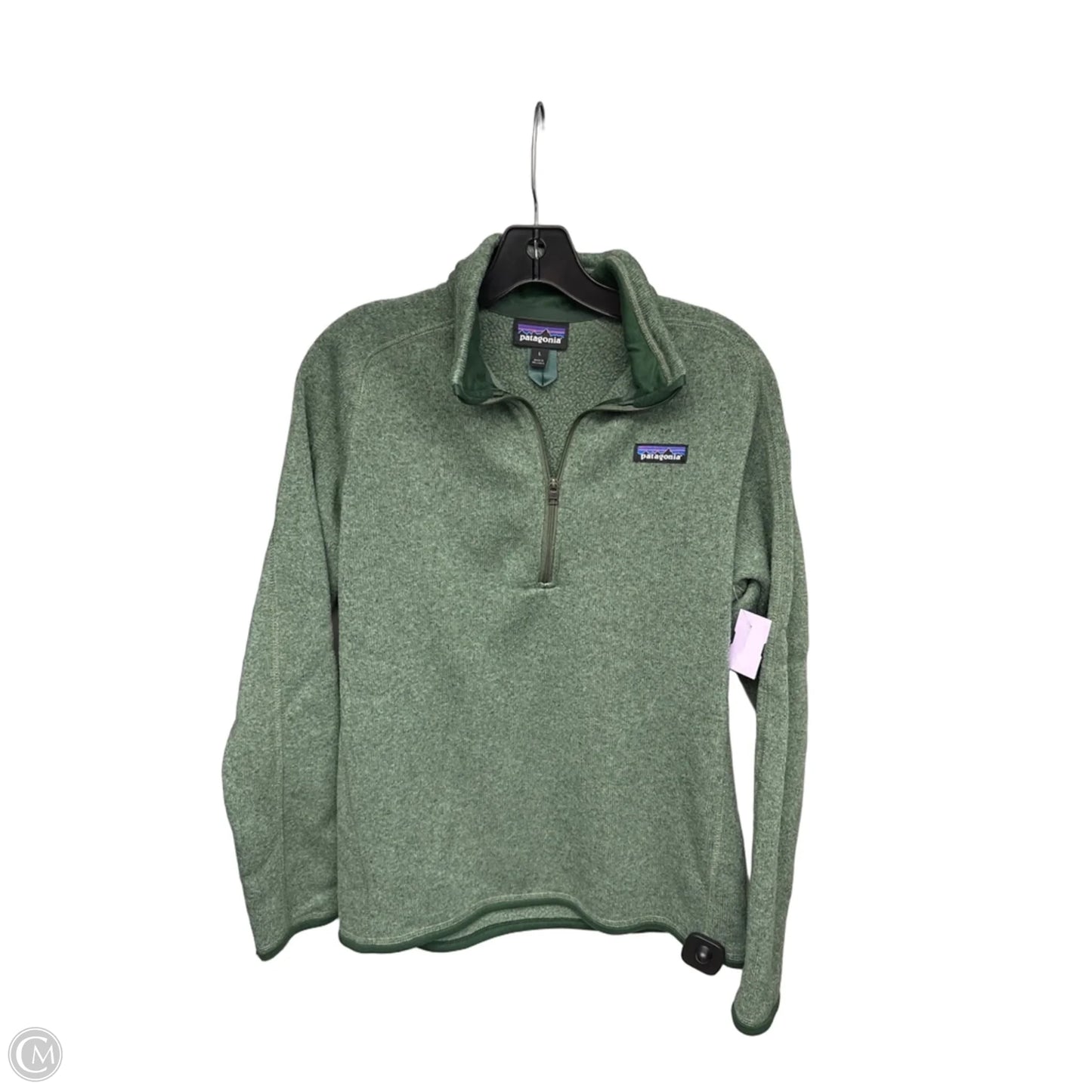 Athletic Jacket By Patagonia In Green, Size: L