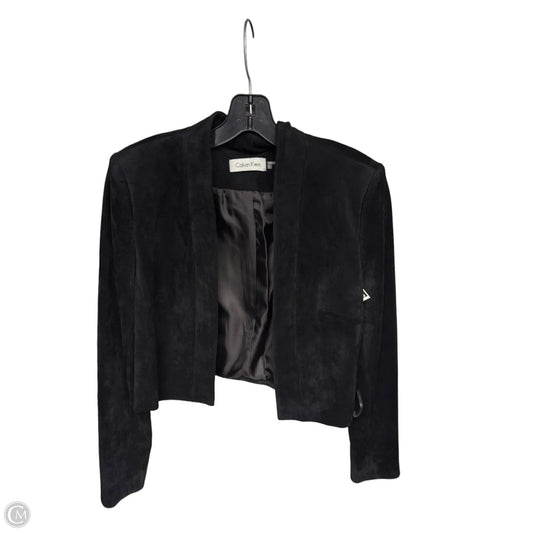 Blazer By Calvin Klein In Black, Size: S