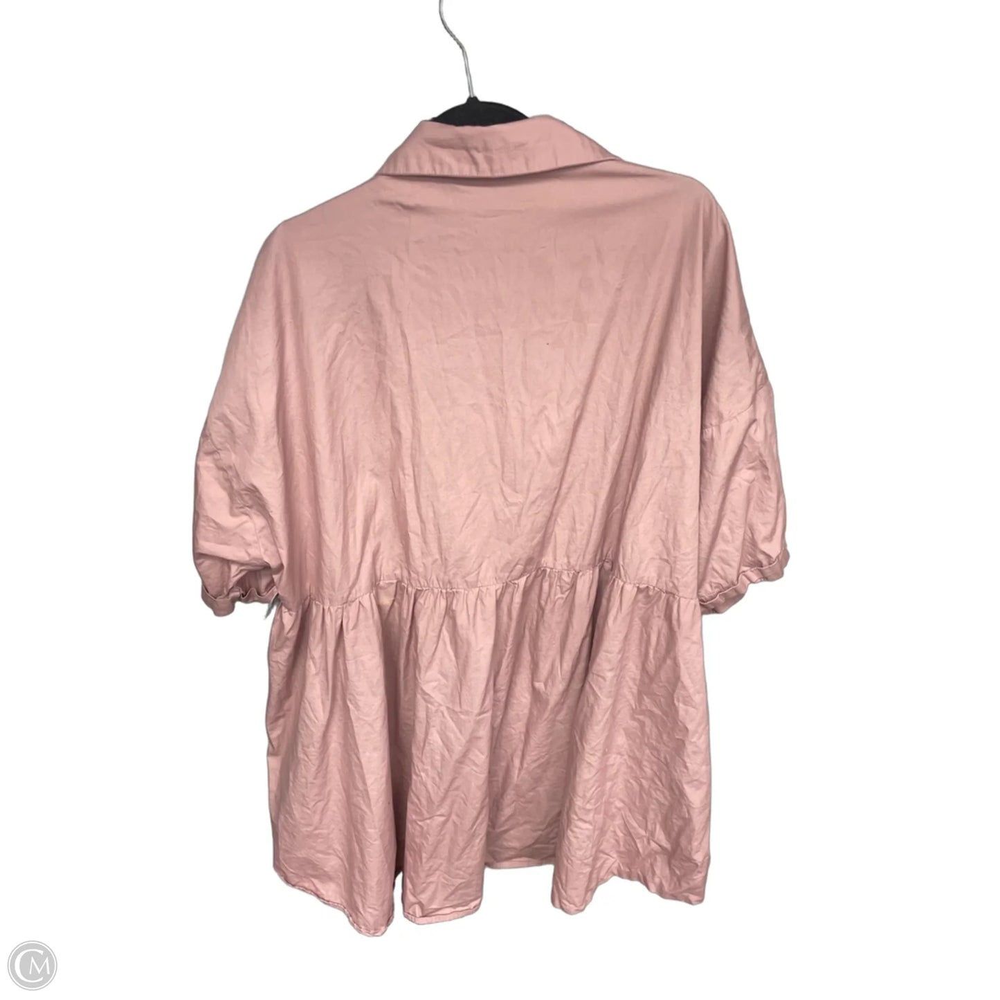Dress Casual Short By Shein In Pink, Size: 4x